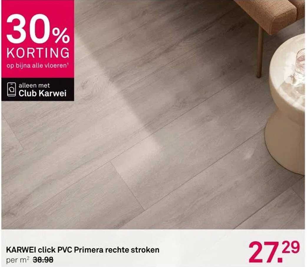 KARWEI click PVC Primera rechte stroken