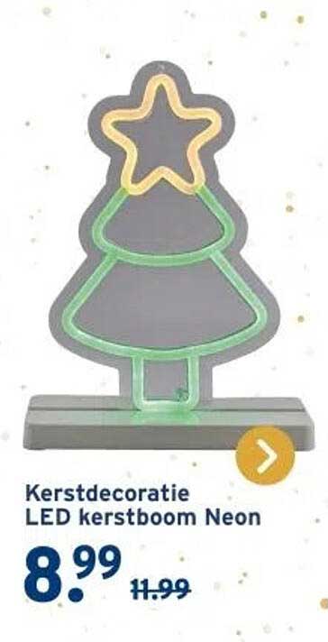 Kerstdecoratie LED kerstboom Neon