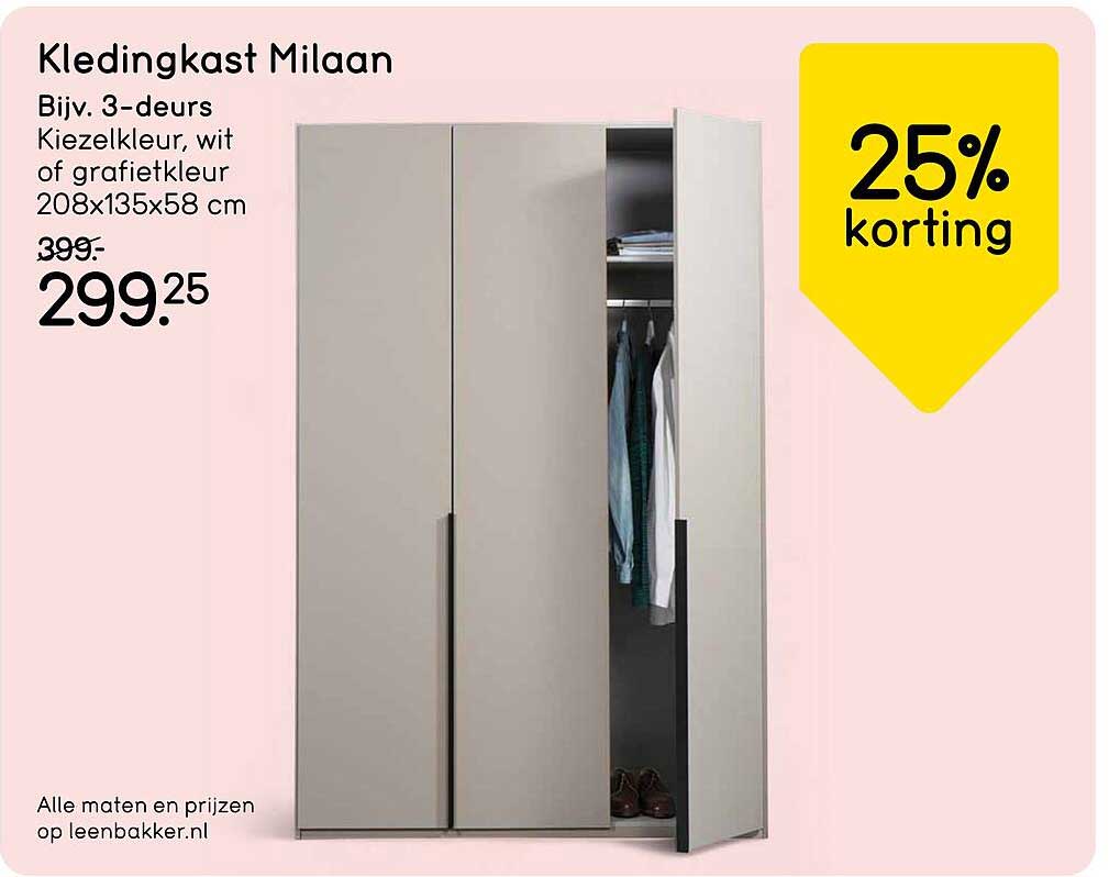 Kledingkast Milaan