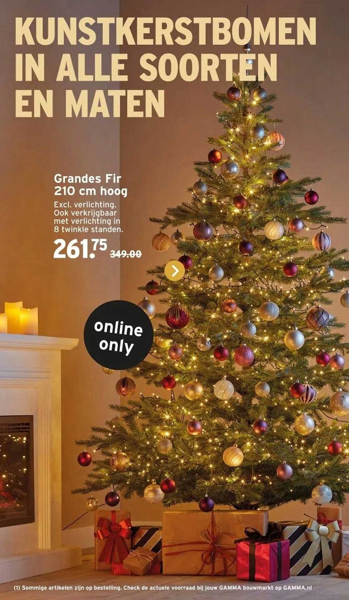 KUNSTKERSTBOMEN IN ALLE SOORTEN EN MATEN