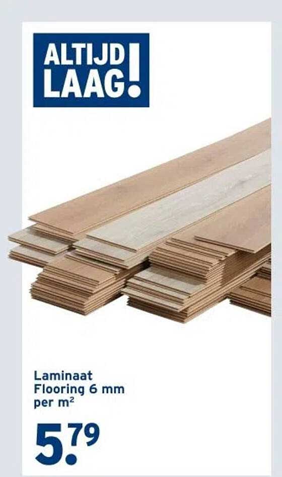 Laminaat Flooring 6 mm per m²