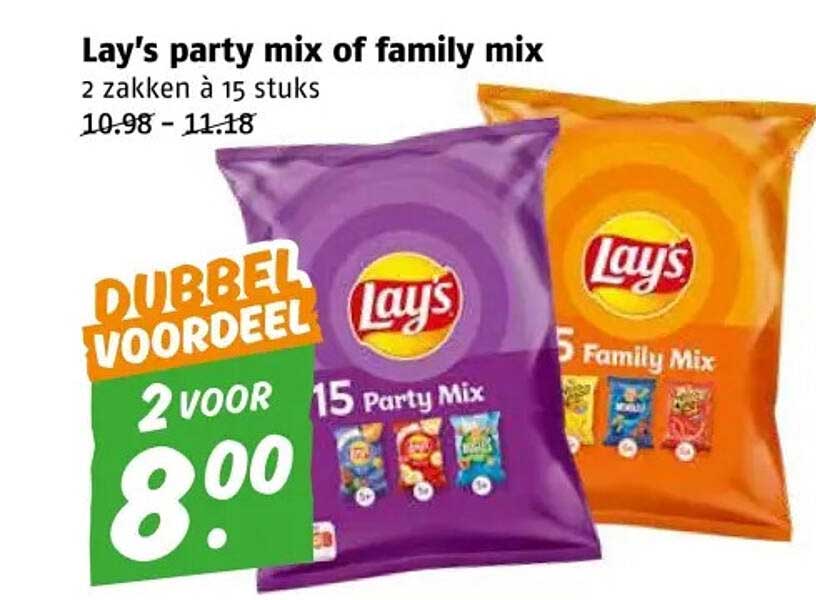 Lay's party mix of family mix