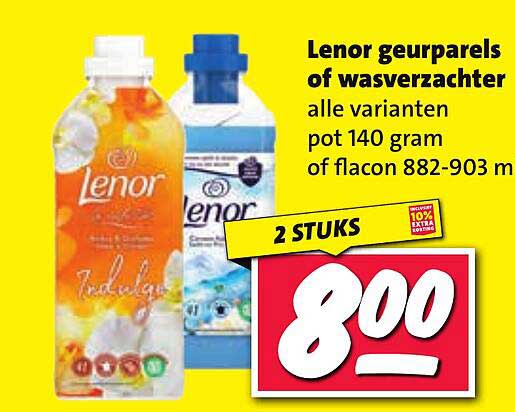 Lenor geureparels of wasverzachter
