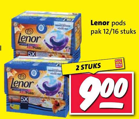 Lenor pods pak 12/16 stuks