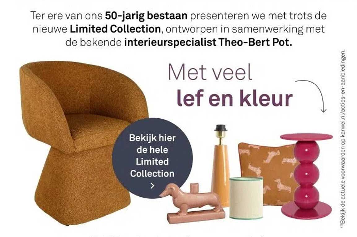 Limited Collection, ontworpen in samenwerking met Theo-Bert Pot