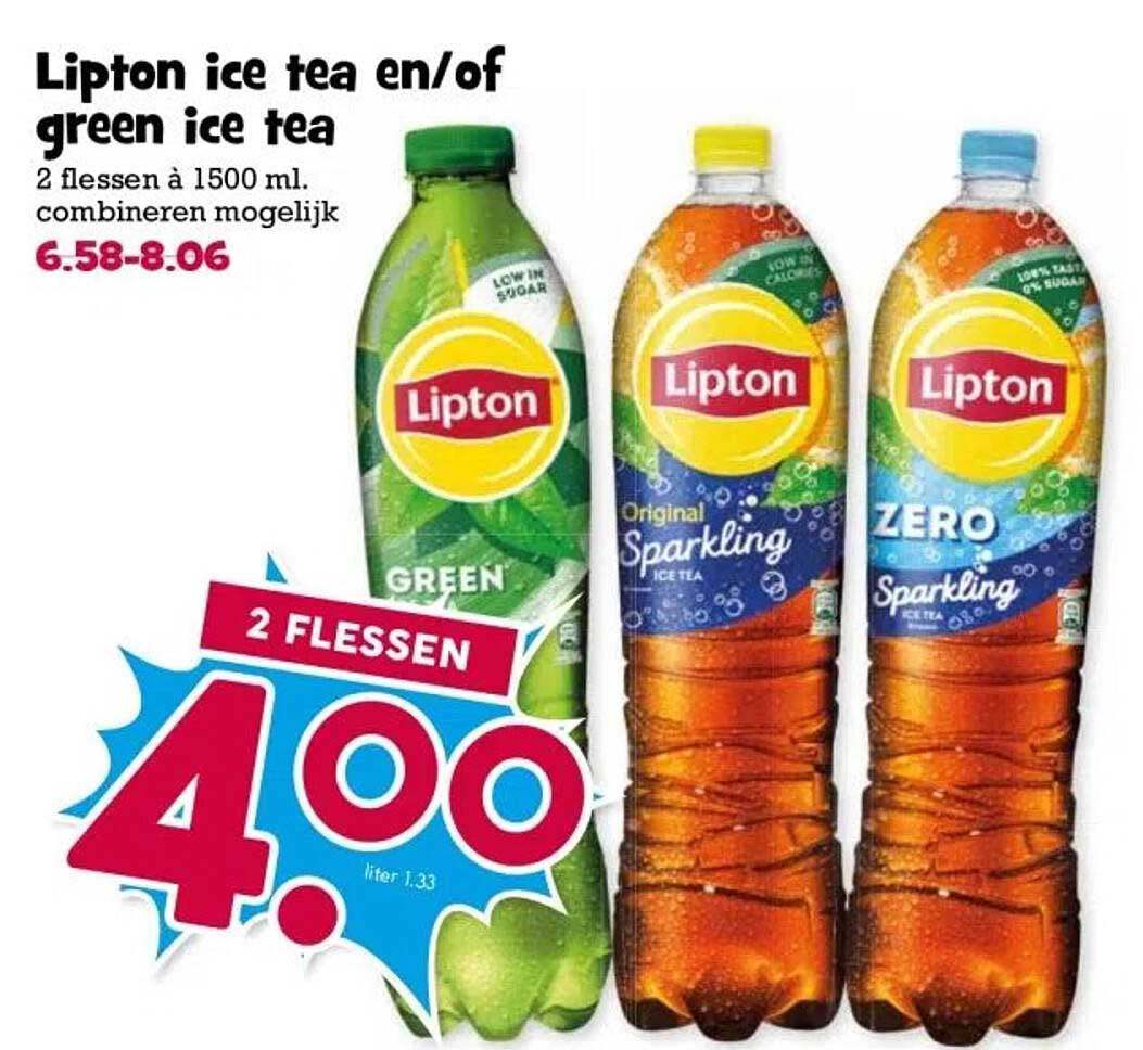 Lipton ice tea en/of green ice tea