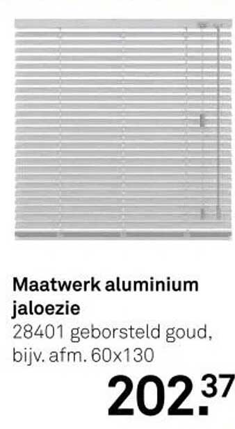 Maatwerk aluminium jaloezie