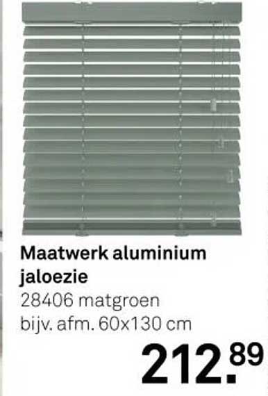 Maatwerk aluminium jalozie