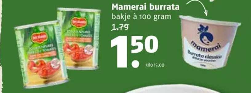 Mamerai burrata bakje à 100 gram