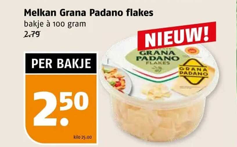 Melkan Grana Padano flakes