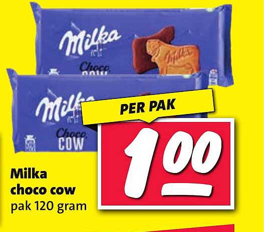 Milka choco cow pak 120 gram