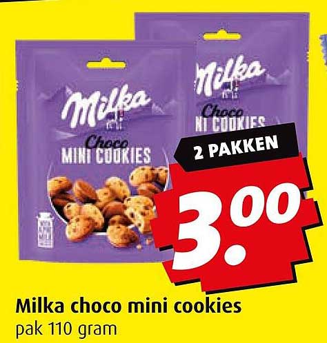 Milka choco mini cookies