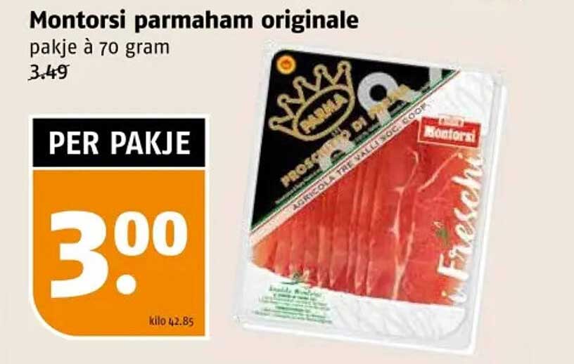 Montorsi parmaham originale