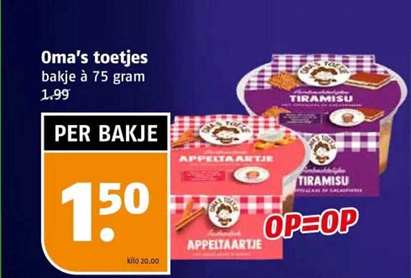 Oma's toetjes