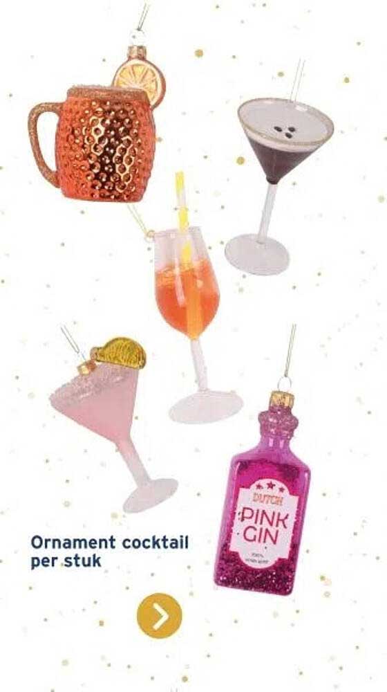 Ornament cocktail per stuk