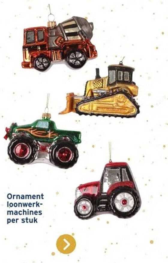 Ornament loonwerk-machines per stuk