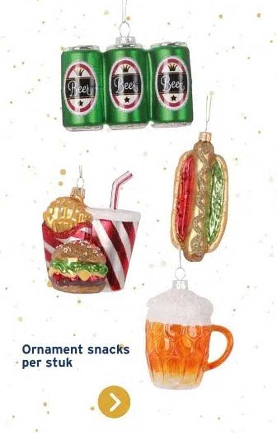 Ornament snacks per stuk