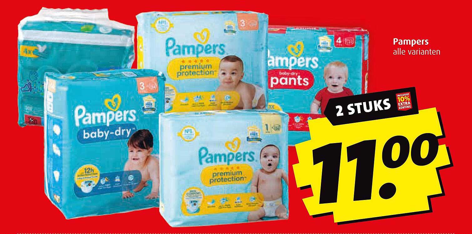 Pampers alle varianten
