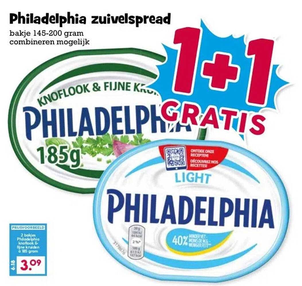 Philadelphia zuivelspread