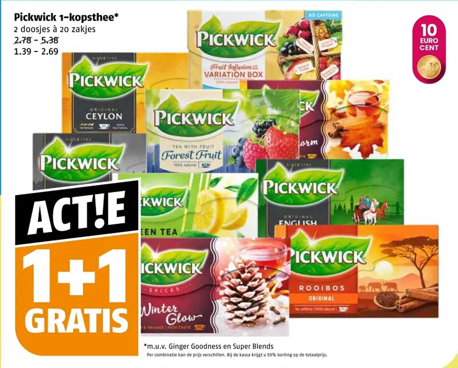 Pickwick 1-kopsthee*