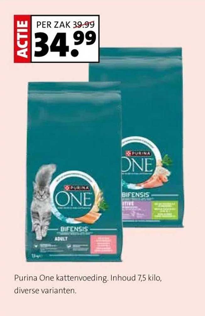 Purina One kattenvoeding 7,5 kilo