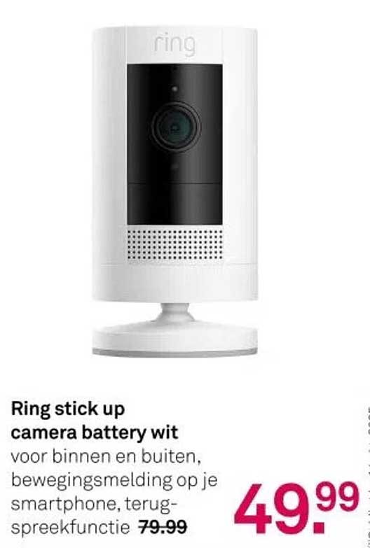 Ring stick up camera battery wit