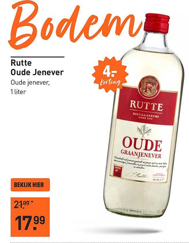 Rutte Oude Jenever