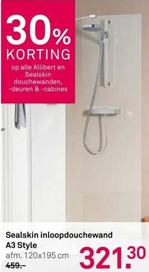 Sealskin inloopdouchewand A3 Style