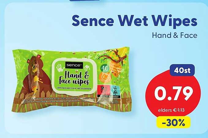 Sence Wet Wipes Hand & Face