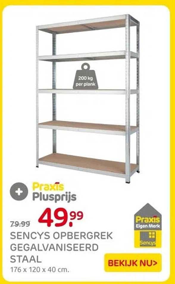 SENCYS OPBERGREK GEGAALVANISEERD STAAL