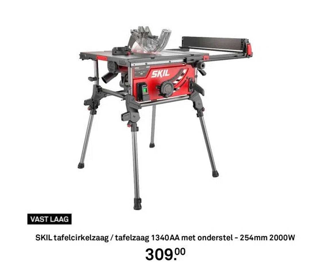 SKIL tafelcirkelzaag / tafelzaag 1340AA met onderstel - 254mm 2000W
