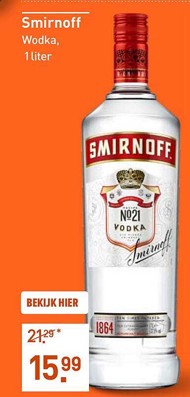 Smirnoff Wodka, 1 liter
