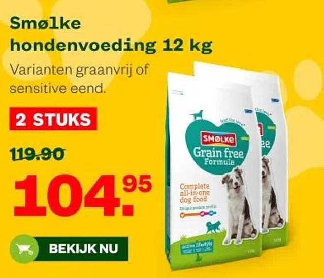 Smølke hondenvoeding 12 kg