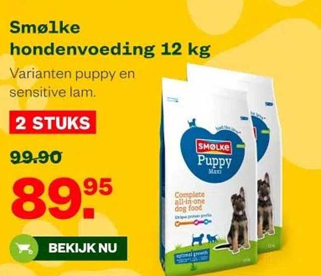 Smølke hondenvoeding 12 kg