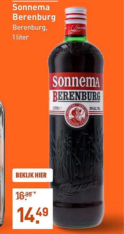 Sonnema Berenburg, 1 liter