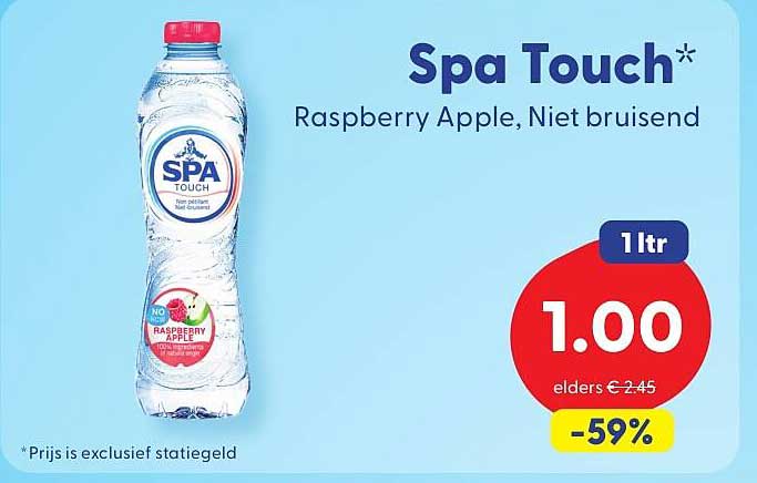 Spa Touch Raspberry Apple, Niet bruisend