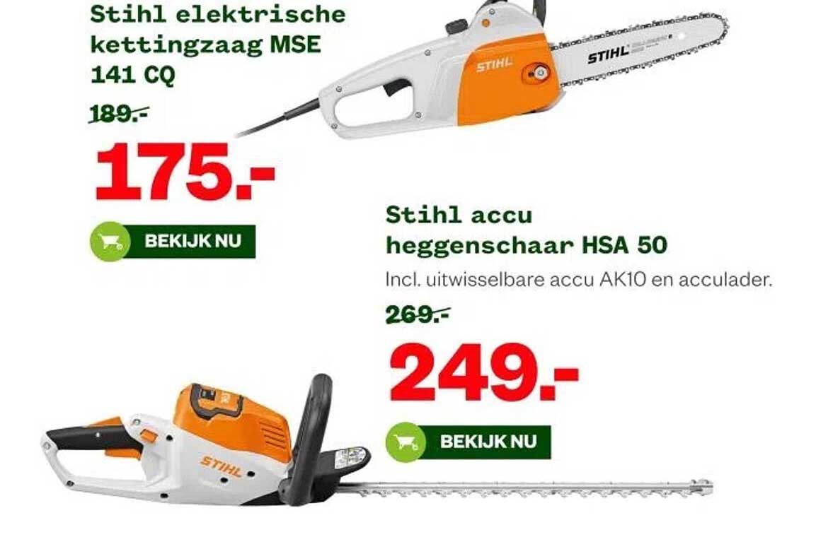 Stihl elektrische kettingzaag MSE 141 CQ