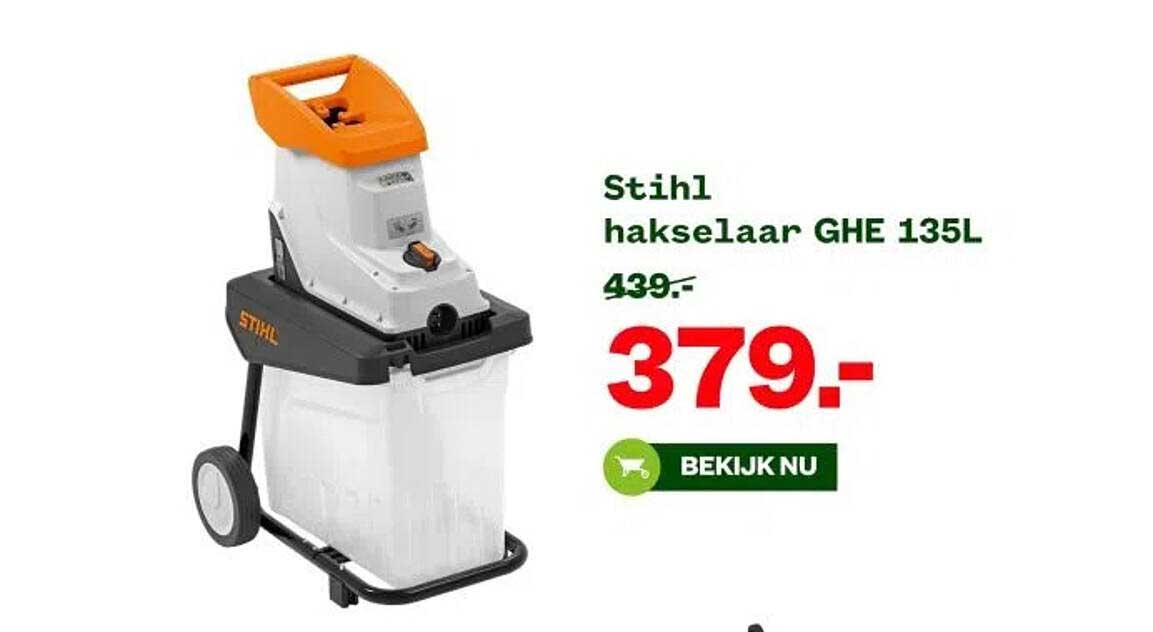 Stihl hakselaar GHE 135L