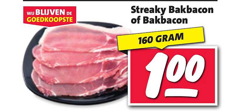 Streaky Bakbacon of Bakbacon 160 GRAM