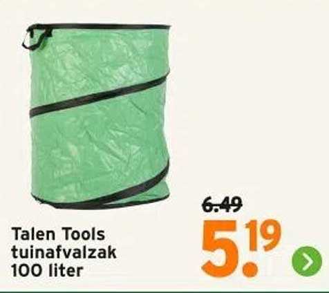 Talen Tools tuinafvalzak 100 liter