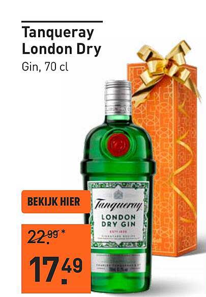 Tanqueray London Dry Gin, 70 cl