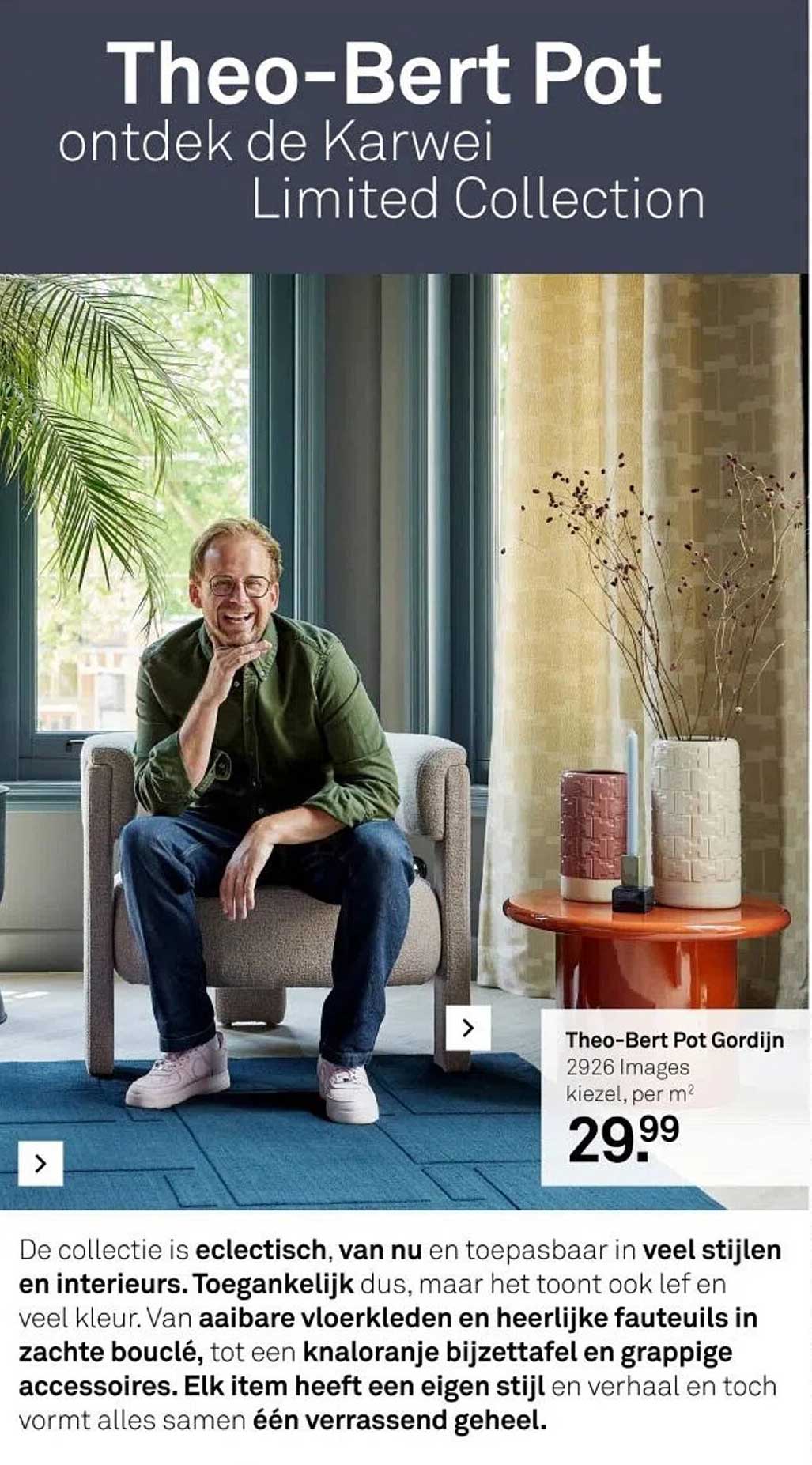 Theo-Bert Pot Gordijn