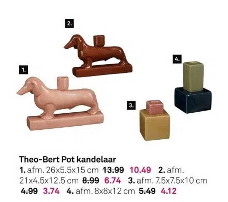 Theo-Bert Pot kandelaar