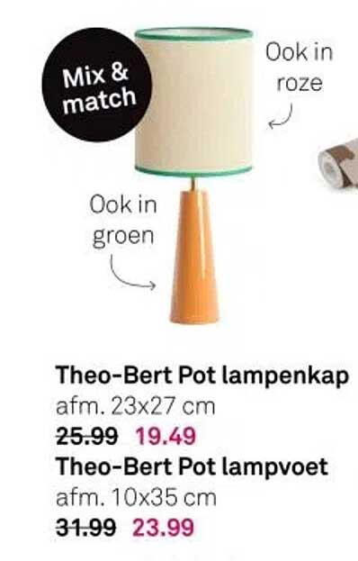 Theo-Bert Pot lampenkap
