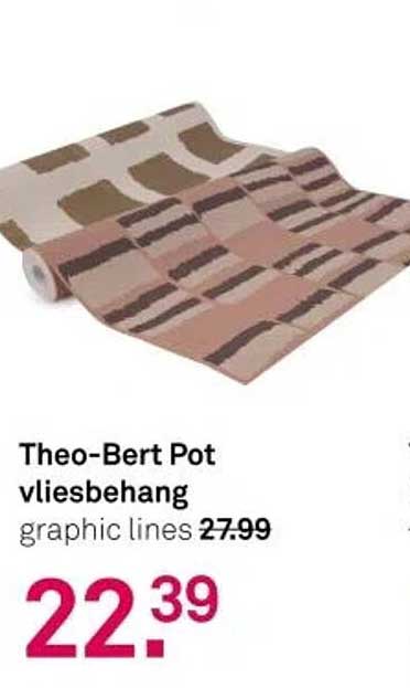 Theo-Bert Pot vliesbehang