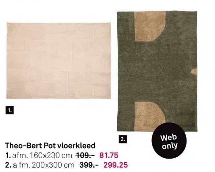 Theo-Bert Pot vloerkleed