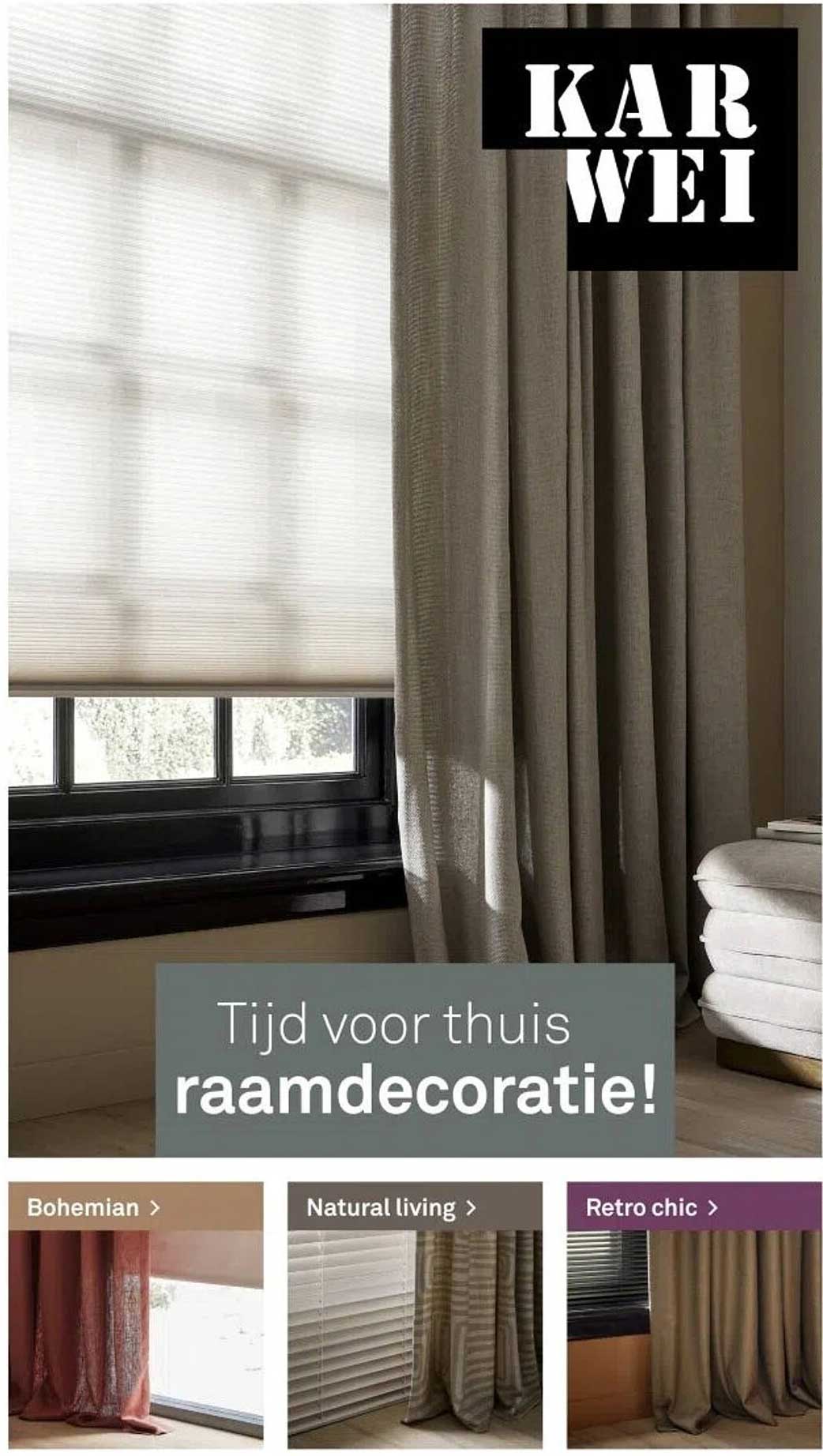 Tijd voor thuis raambekleding!