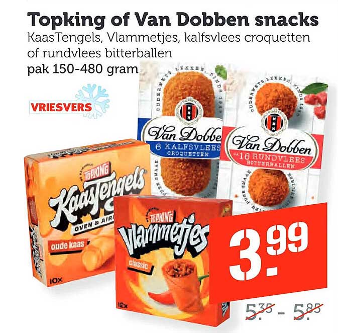 Topking of Van Dobben snacks