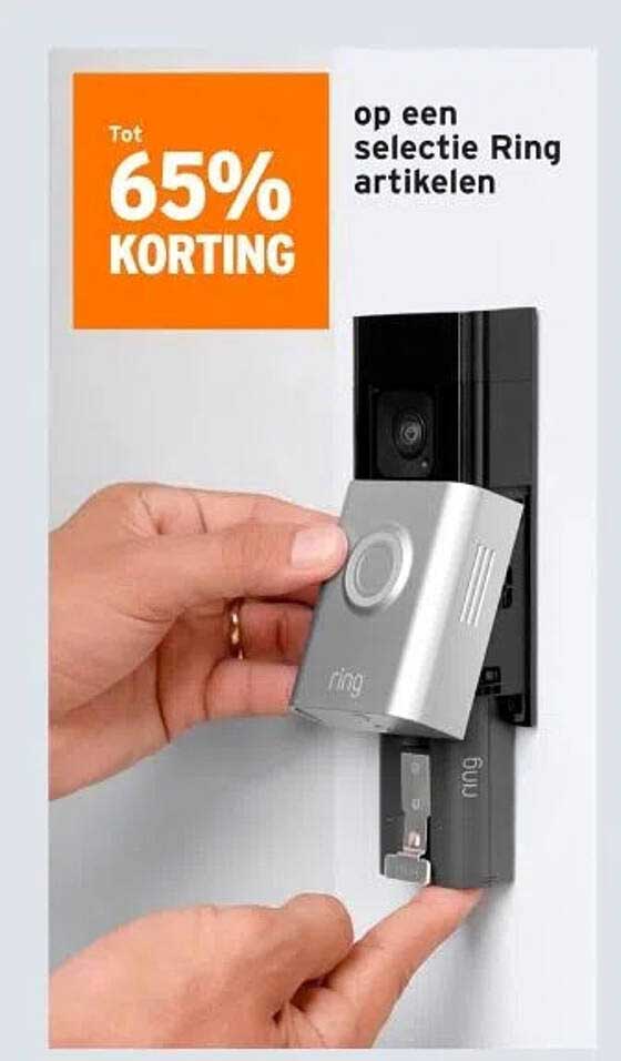 Tot 65% KORTING op een selectie Ring artikelen