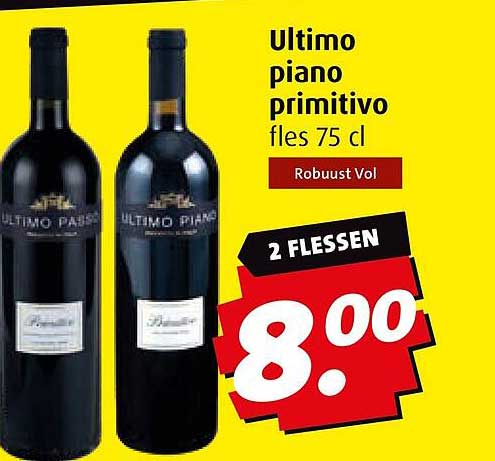 Ultimo piano primitivo fles 75 cl